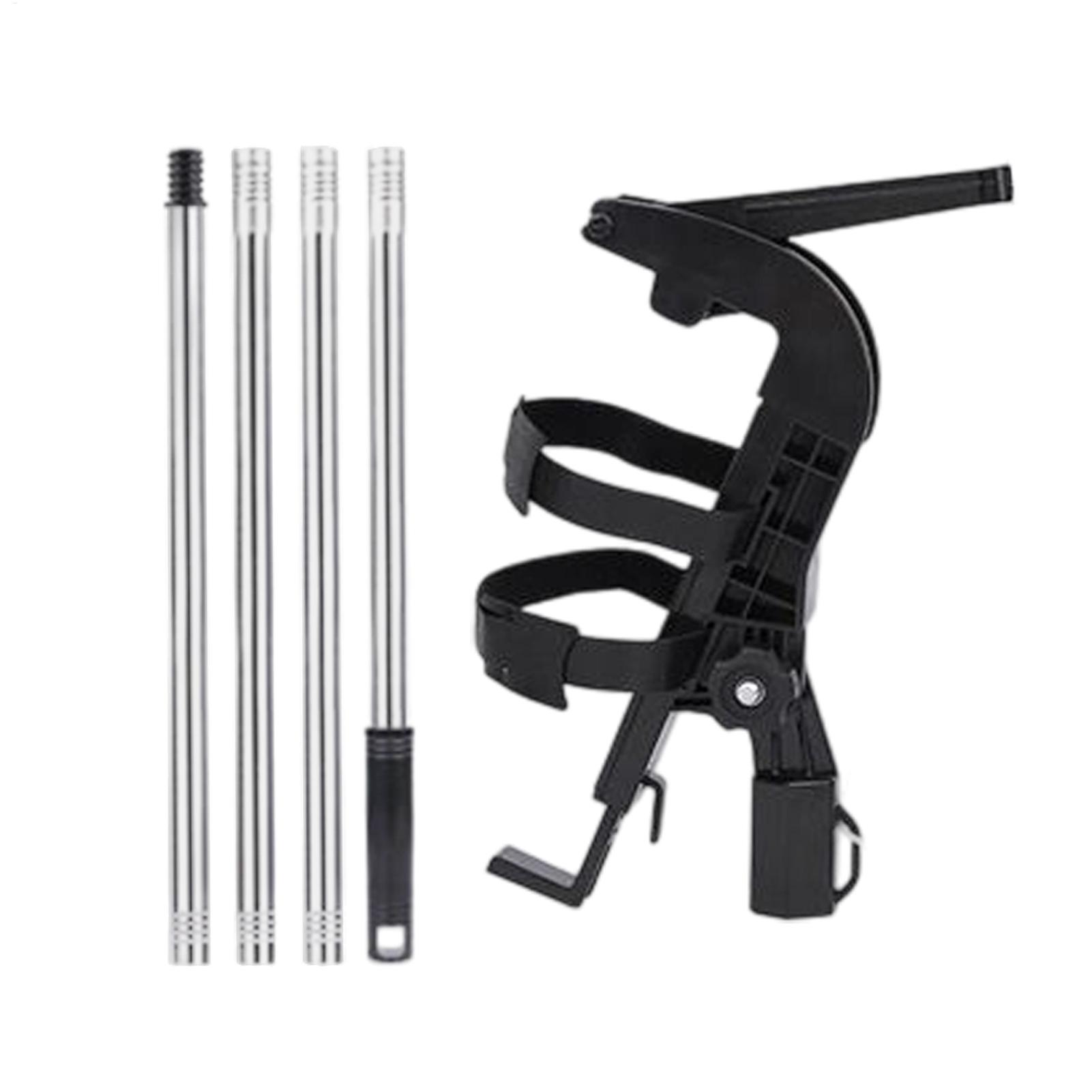 Fishing Rod Telescopic - スプレーガン延長ロッドアダプター、スプレーヤースタンド、伸縮ポール、携帯用パウダーダスター、コネクターアクセサリー、家庭用、室内用