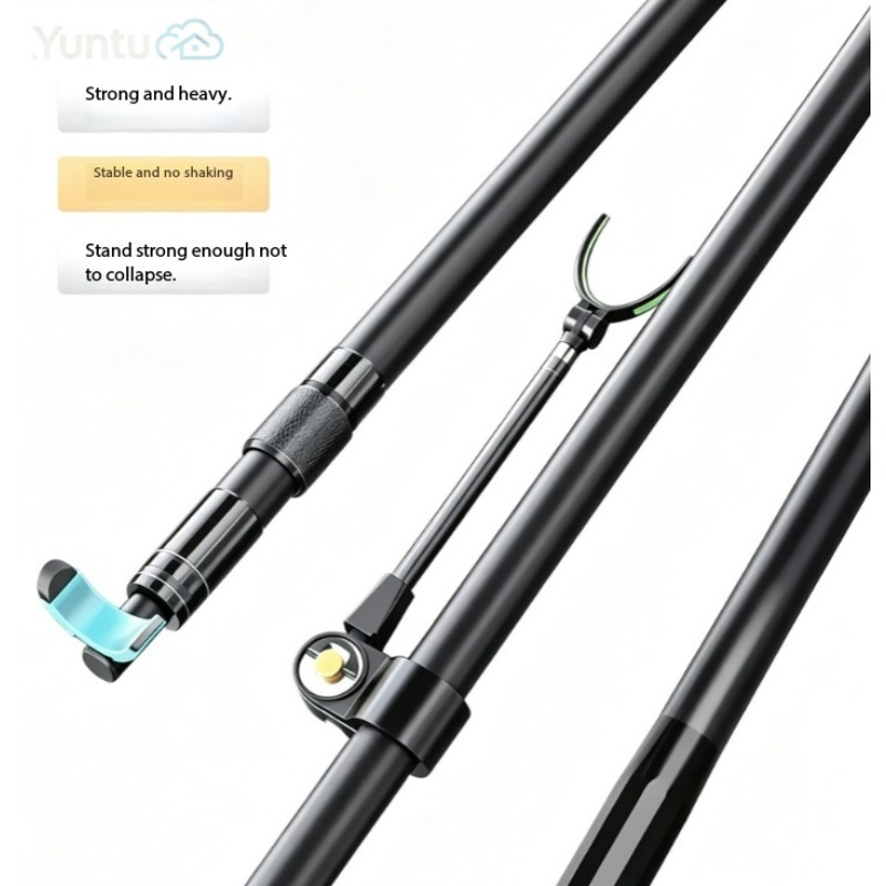 伸縮式カーボンファイバー製釣り竿スタンド、頑丈な大型釣り竿用 - Fishing Rod Telescopic のレビューと価格