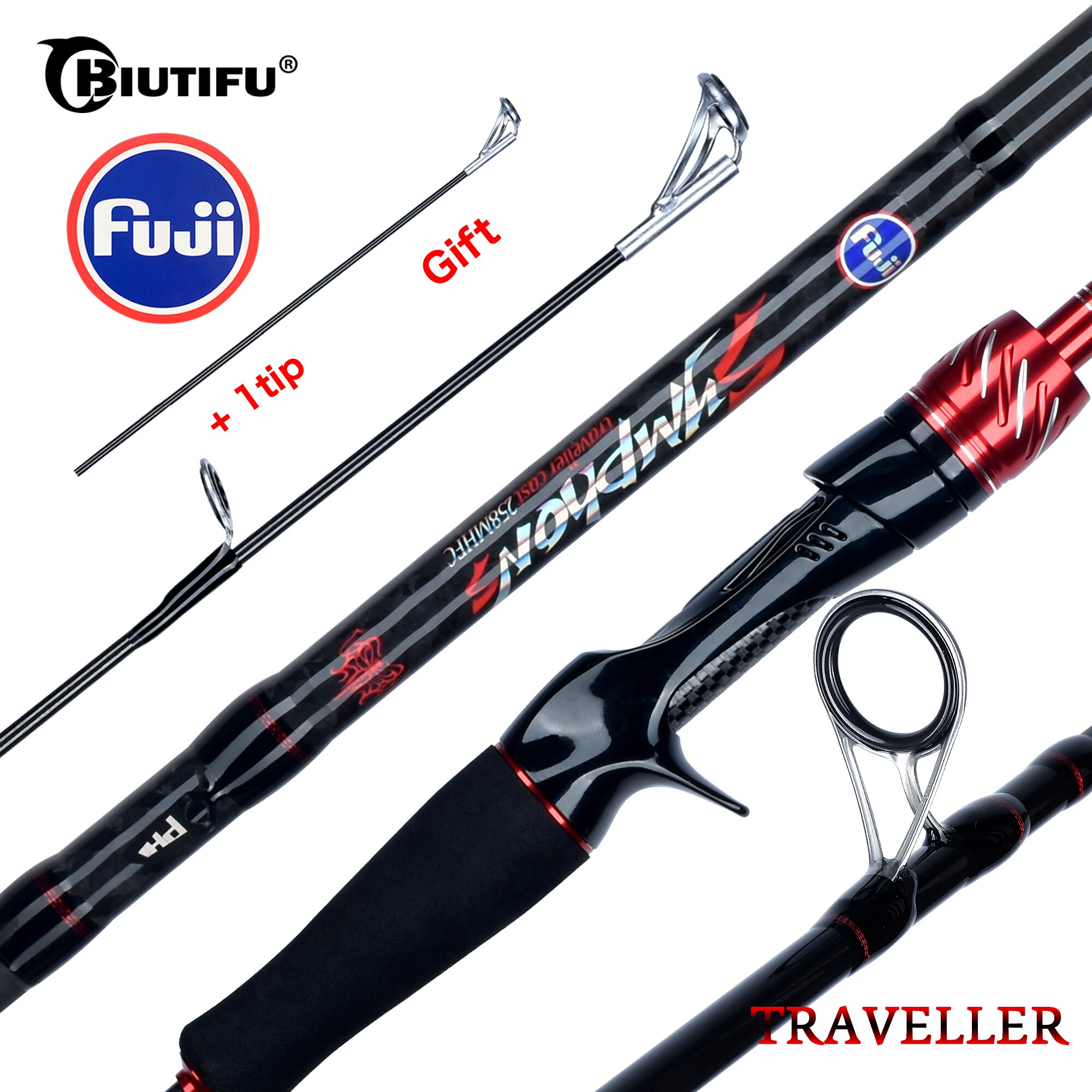 ビティフートラベラースピニングキャスティング富士ルアーミニロ - Fishing Rod Surf のレビューと価格
