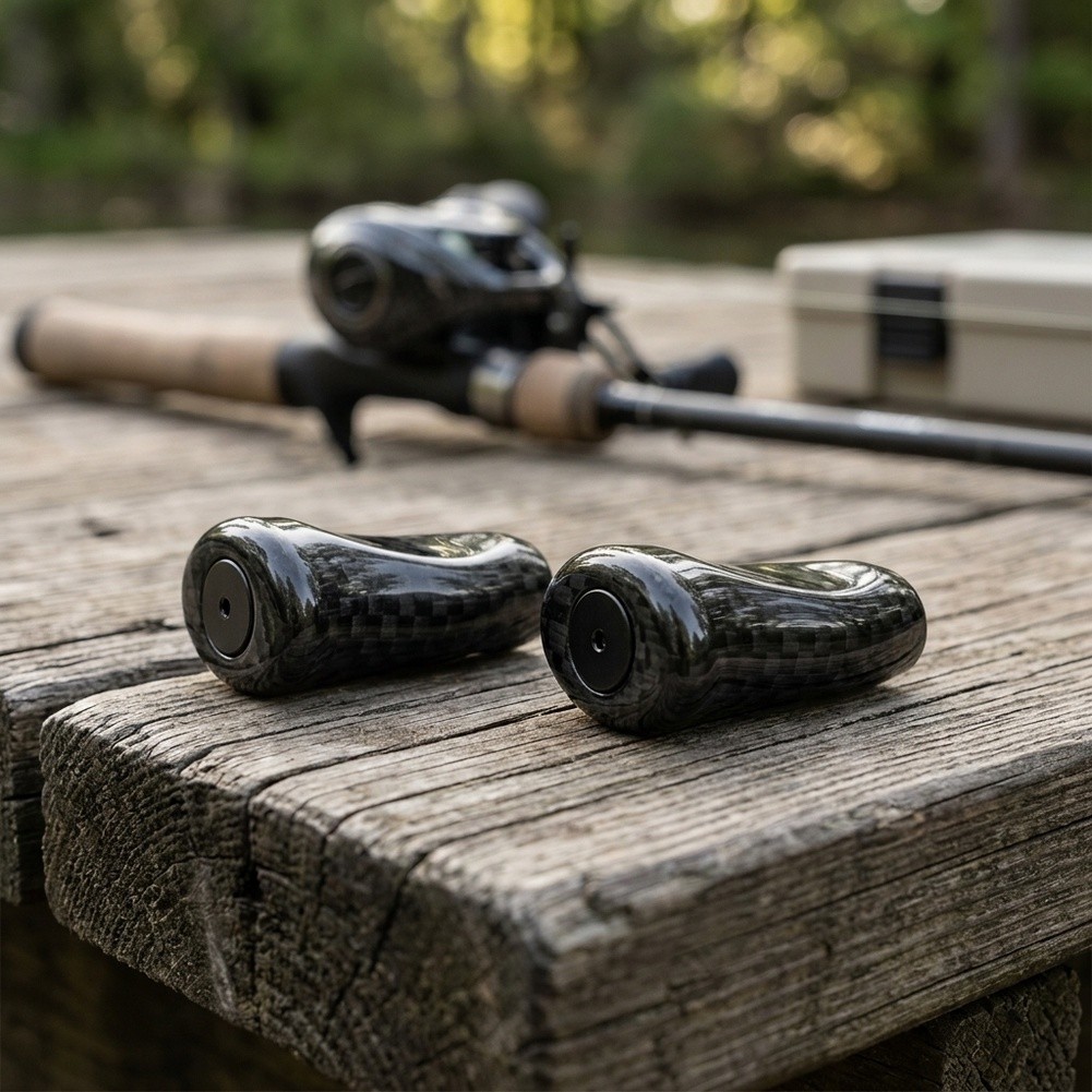 カーボンファイバー調ABS製リールハンドルノブ。SLP、ダイ - Fishing Rod Carbon Fiber のレビューと価格
