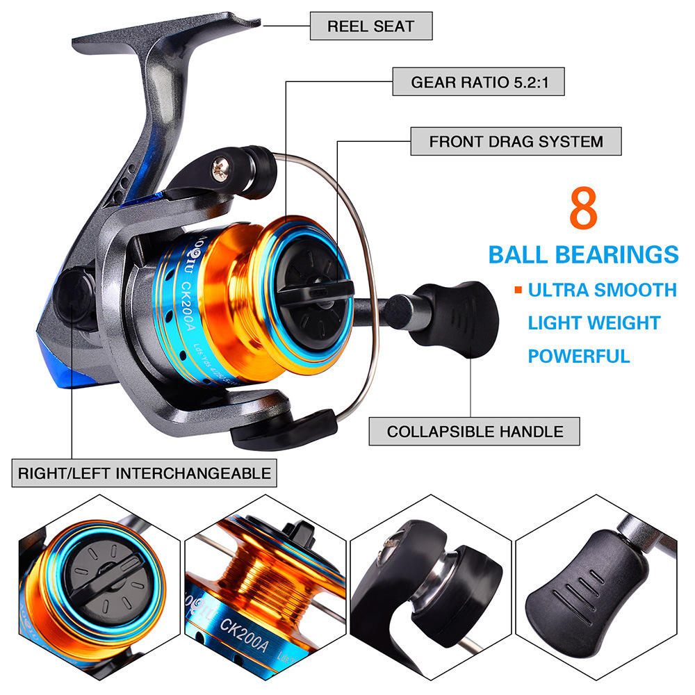 釣り竿とリールのコンボセット カーボンファイバー製伸縮式ポー - Fishing Rod Telescopic のレビューと価格