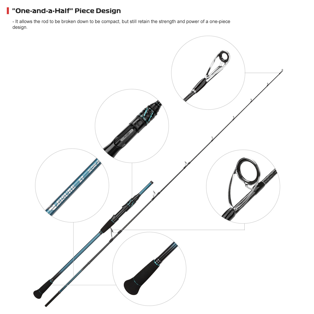 NOEBY K7 スローピッチジギングロッド 1.83-1. - Fishing Rod Surf のレビューと価格